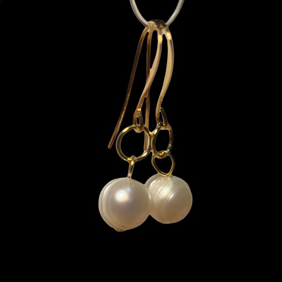 Genuine Pearl Drop Earrings NWT - Picture 9 of 12